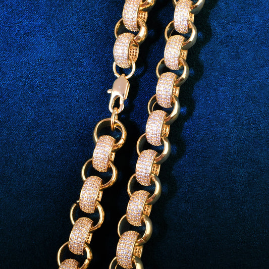10mm Circle Cuban Chain Necklace