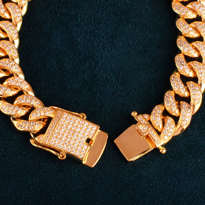 12mm Miami Cuban Bracelet