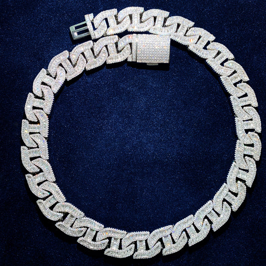 17MM Baguette Necklace