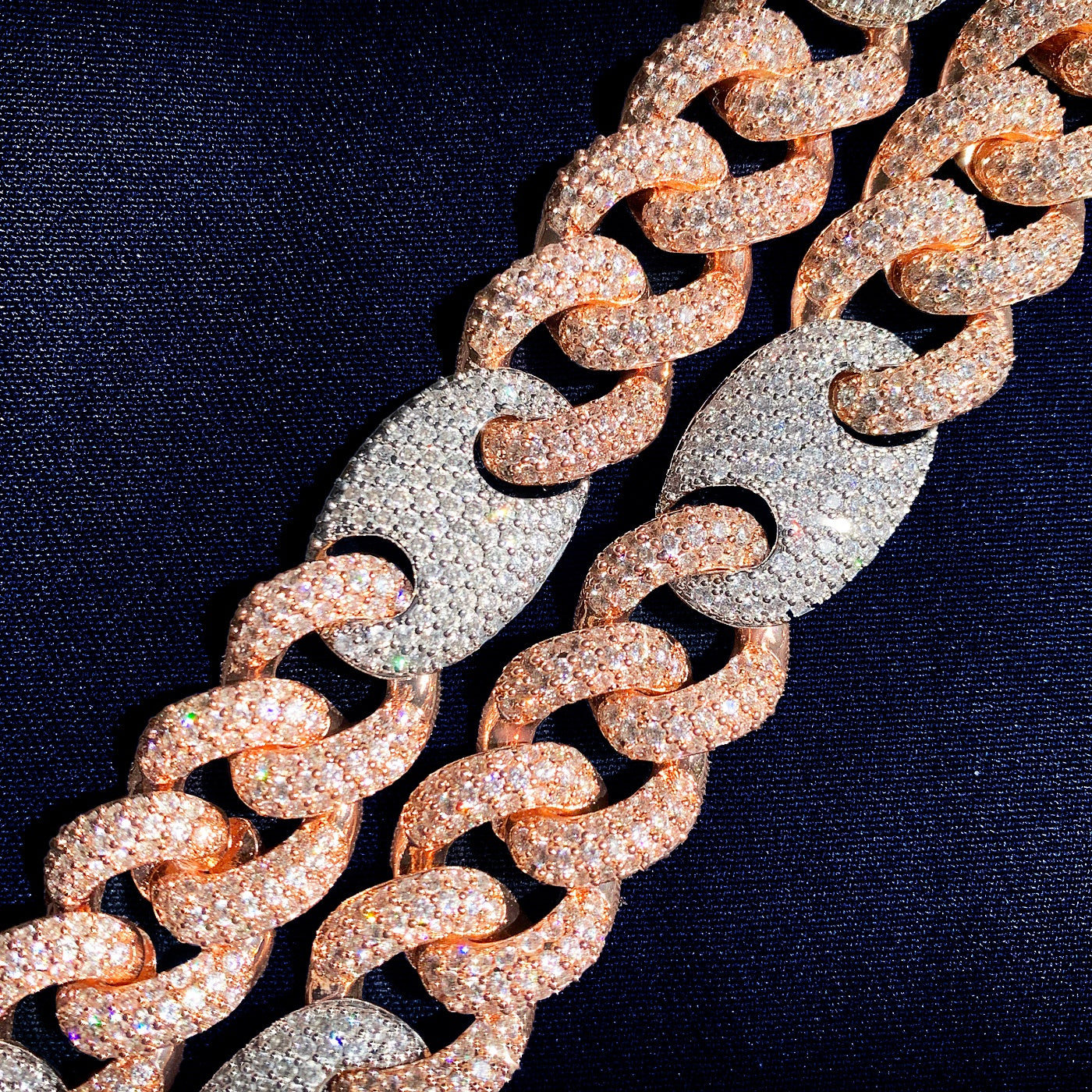 18MM Colorful Miami Cuban Chain Necklace