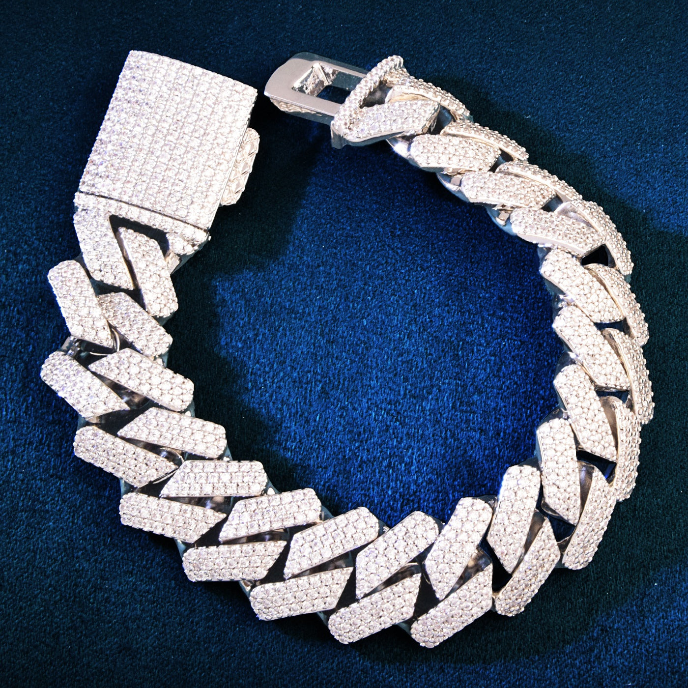 19mm Big Miami Cuban Chain Bracelet