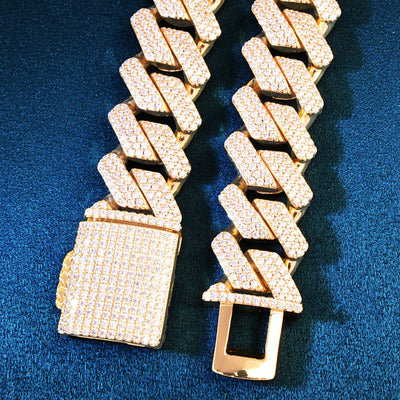 19mm Big Miami Cuban Chain Necklace