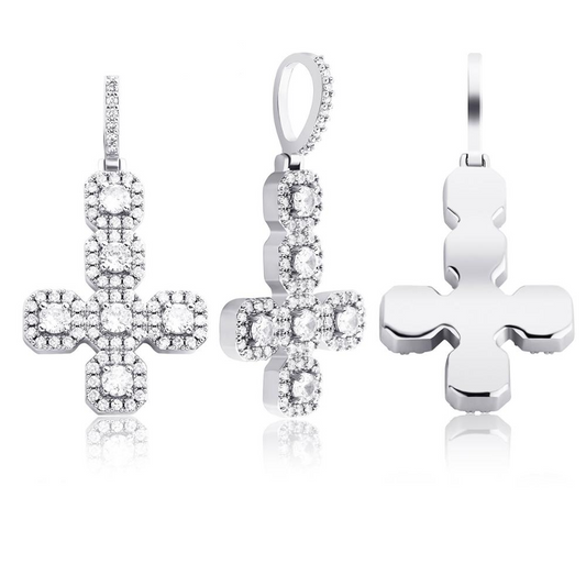 Handstand Cross Necklace