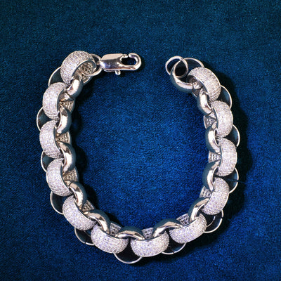 Circle Cuban Link Bracelet