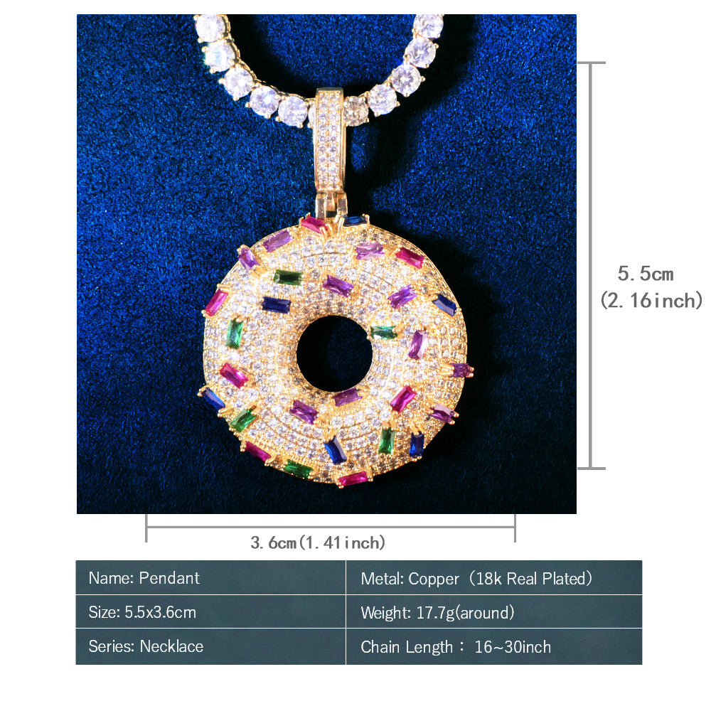 Colorful Donut Necklace
