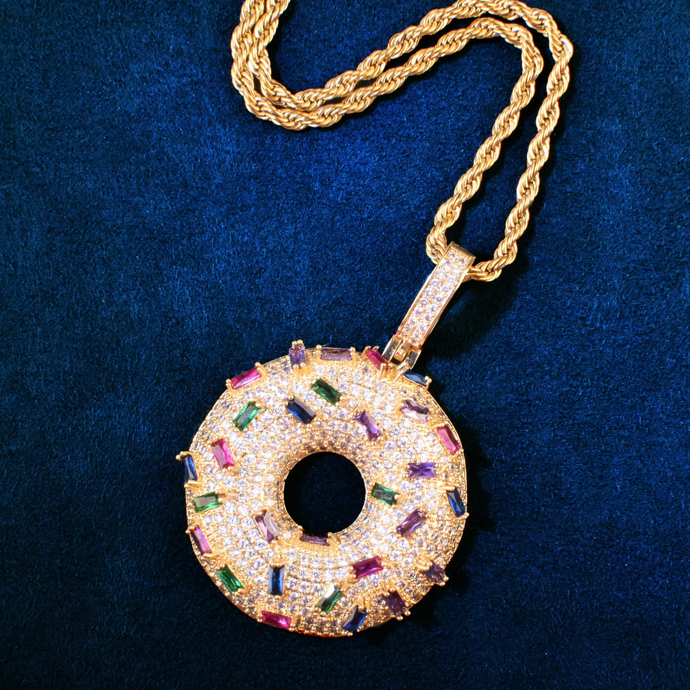 Colorful Donut Necklace