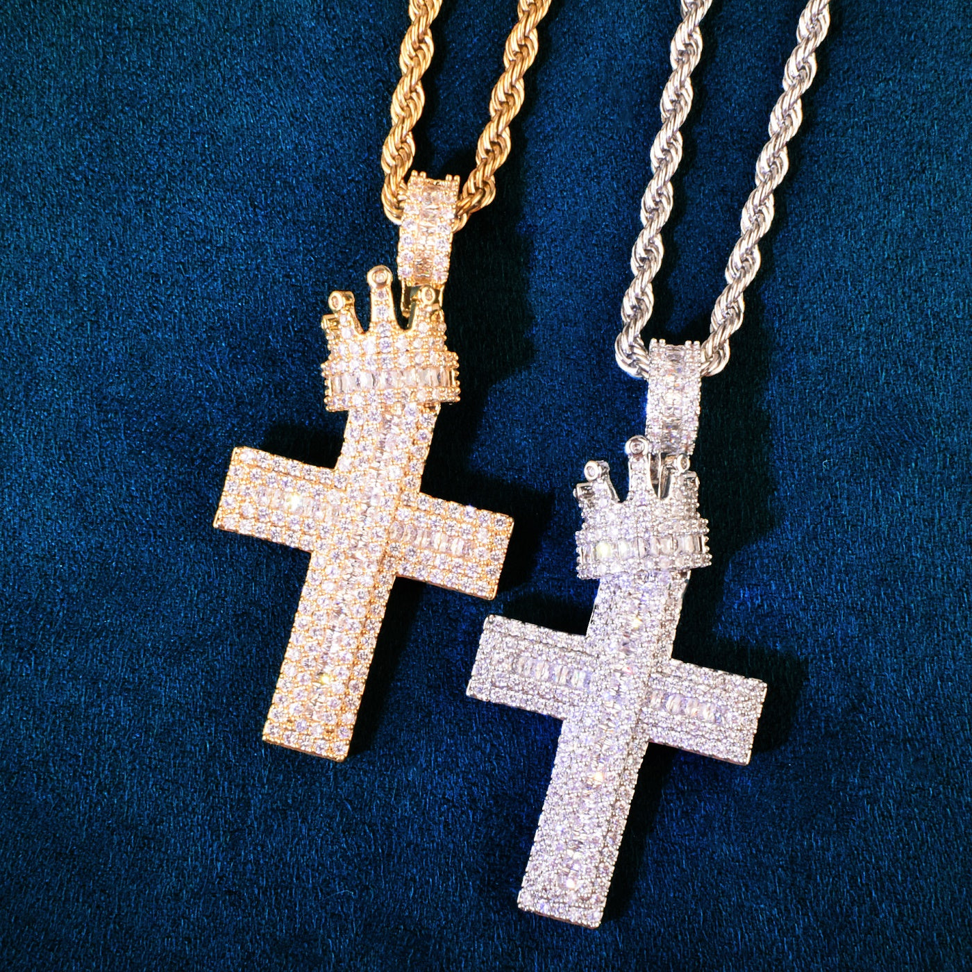 Crown Cross Necklace