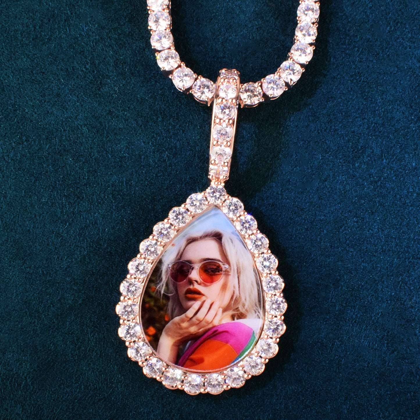 Drip Photo Necklace