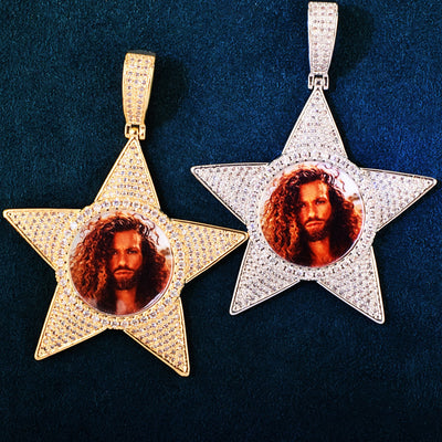 Star Photo Necklace