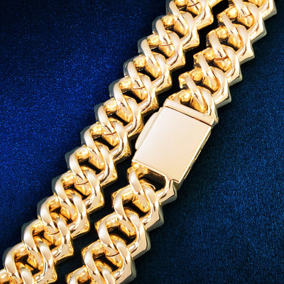 Baguette Miami Cuban Necklace