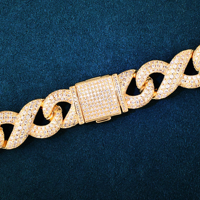 Infinity Style Miami Cuban Chain Bracelet