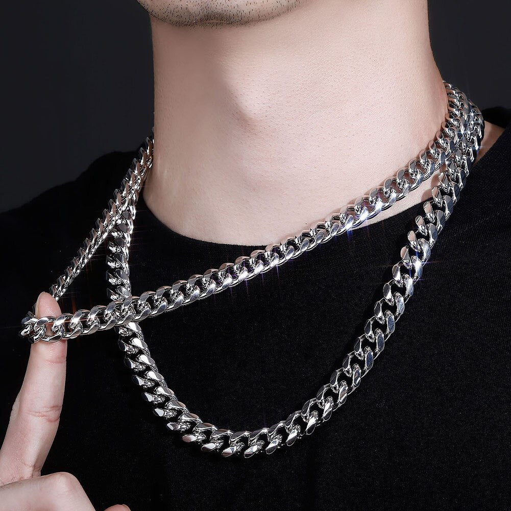 10MM & 12MM Cuban Chain Necklace