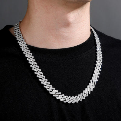 14mm Miami Cuban Link Chain Necklace