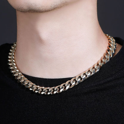10MM & 12MM Cuban Chain Necklace