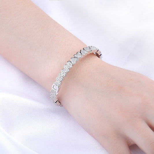 7mm Heart Bracelet