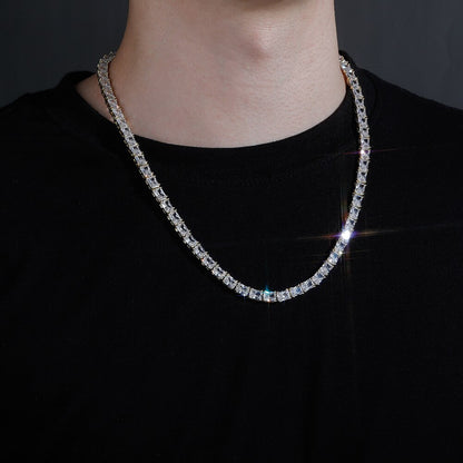 6mm Baguette Tennis Chain