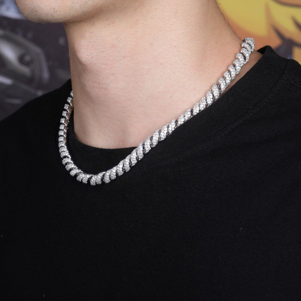 10mm Telephone Wire Cuban Link Chain