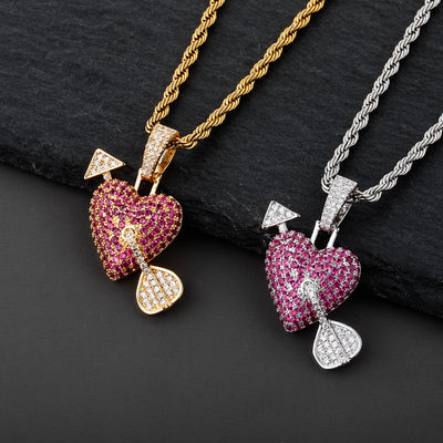 Heart With Arrow Necklace