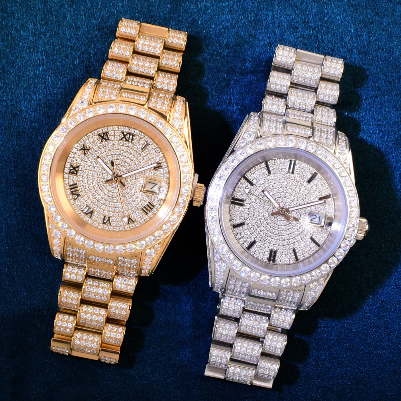 Luxury Mens Zircon Watches