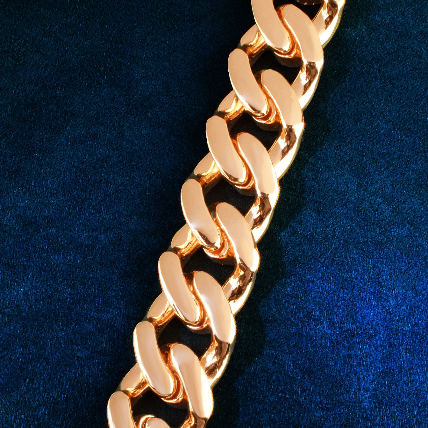Miami Cuban Chain Baguette Hip Hop Necklace 17mm