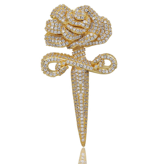 Flower Sword Necklace