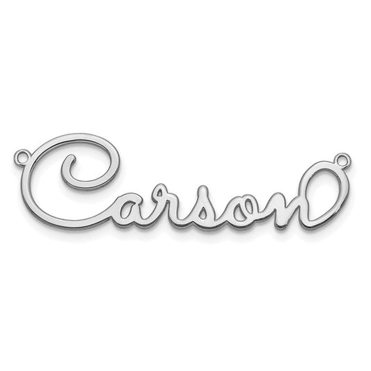 Polished Sacramento Font Name Plate