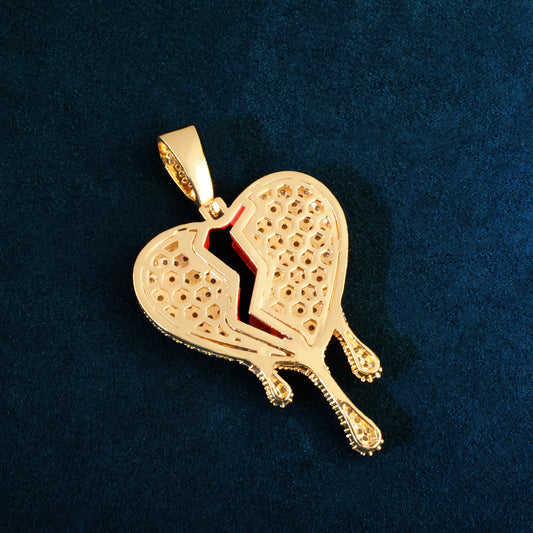 Drip Heart Necklace