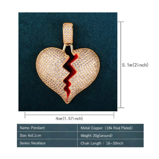 Broken Heart Necklace