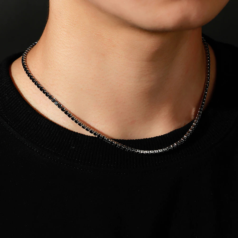 Classic Micro Tennis Necklace 2.5-5mm