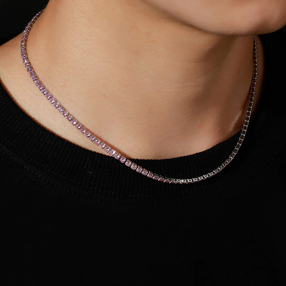 Classic Micro Tennis Necklace 2.5-5mm