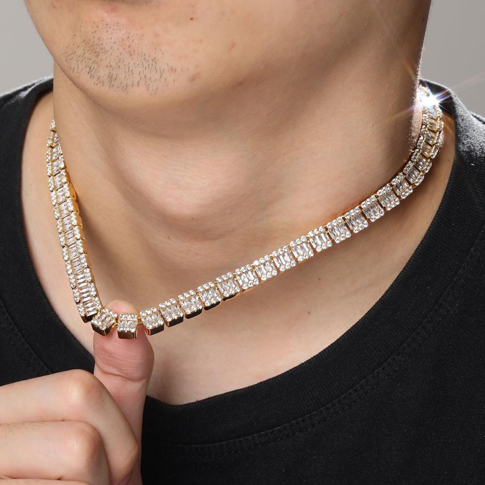 10mm Men Tennis Necklace