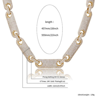 12mm Necklace Link Chain