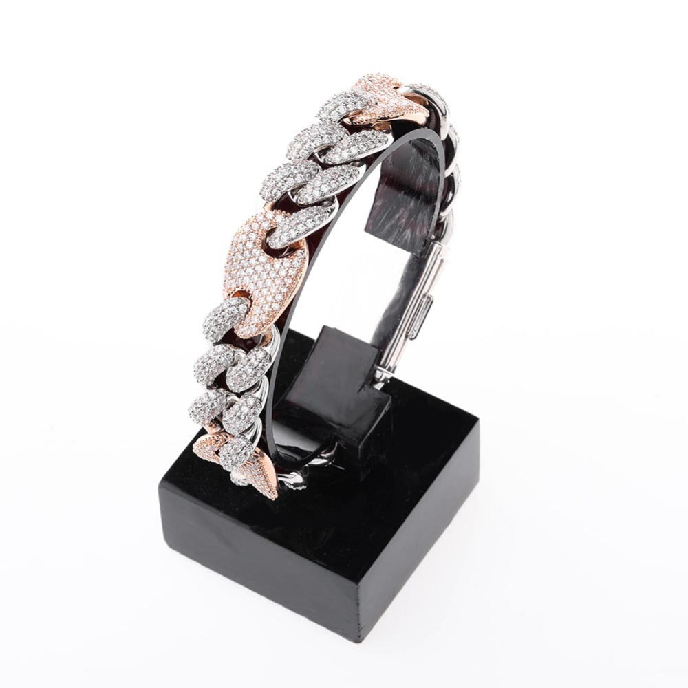 16mm Iced Out Cuban Bracelet