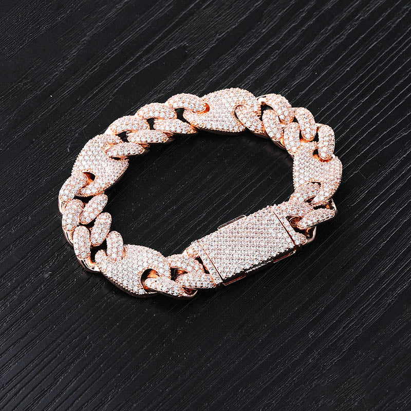 16mm Iced Out Cuban Bracelet