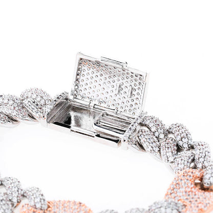 16mm Iced Out Cuban Bracelet