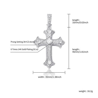 Gothic Cross Necklace