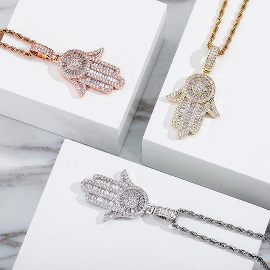 Hand Pendant Necklace