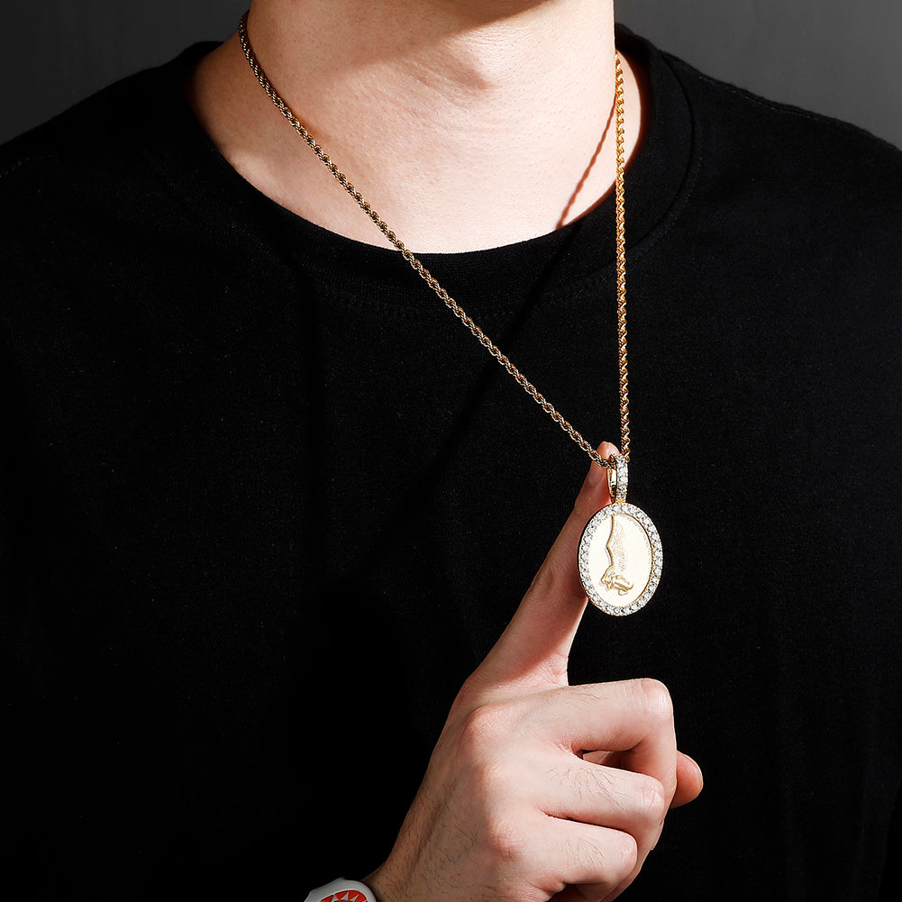 Vintage Oval Necklace