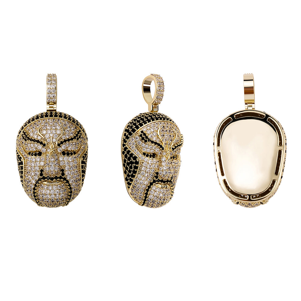 Chinese Mask Necklace