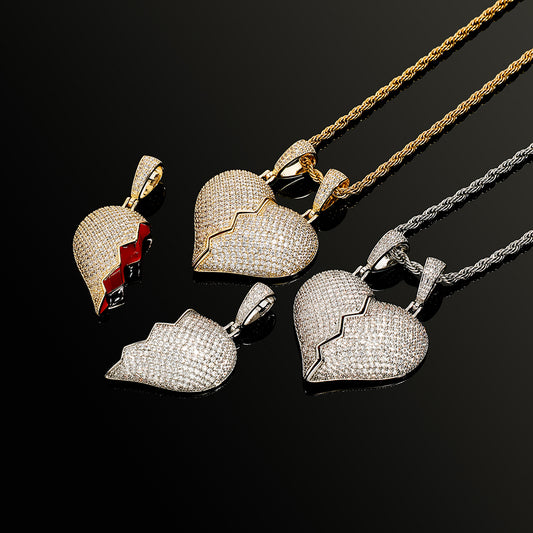Heart Broken Magnetic Necklace