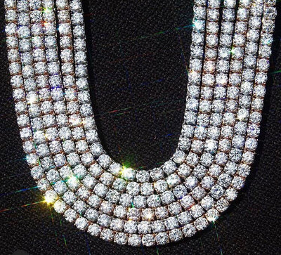 5MM Iced Out AAA Zircon 1 Row Tennis Chain