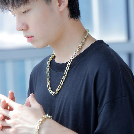 8mm Ice Box Link Chain Necklace