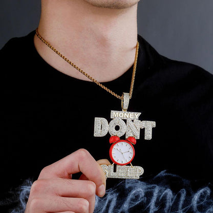 Money Don't Sleep Necklace