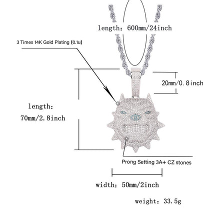 Bully Dog Necklace