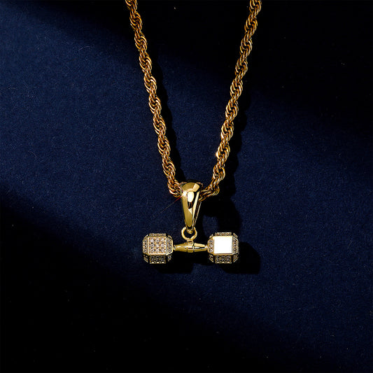 Dumbbell Necklace