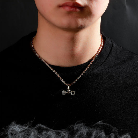 Dumbbell Necklace
