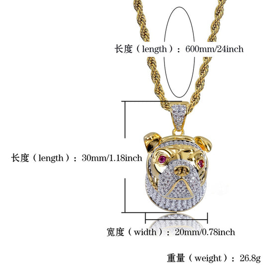 Dog Head Necklace