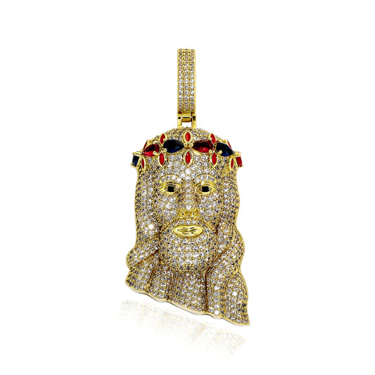 Jesus Face Necklace