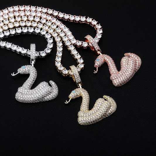 Snake Pendant Necklace