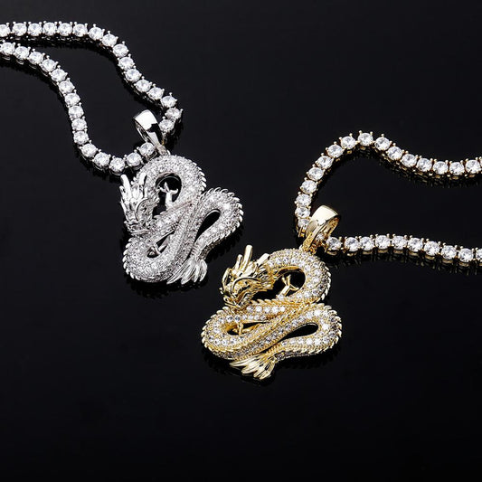 Sculpture Dragon Necklace